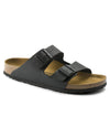 Classic 2-Strap Sandals with Suede Footbed Lining - 41 EU