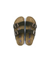 Soft Footbed Leather Sandals with Adjustable Straps - 36 EU