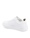 Synthetic Leather Rubber Sole Sneaker - 45 EU