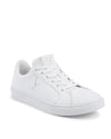 Synthetic Leather Rubber Sole Sneaker - 35 EU