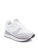 Synthetic Leather Rubber Sole Sneaker - 40 EU