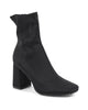 Fabric Ankle Boot with 9cm Heel - 38 EU