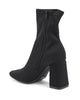 Fabric Ankle Boot with 9cm Heel - 38 EU