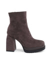 Fabric Ankle Boot with 10cm Heel - 37 EU