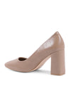 Synthetic Leather Pump with 8 cm Heel - 38 EU