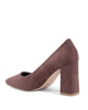 Fabric High-Heel Pump Shoe - 36 EU