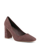 Fabric High-Heel Pump Shoe - 39 EU