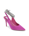 Fuxia Fabric Pump with 9 cm Heel - 36 EU