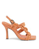 Twisted Tubular Square-Toe Sandals - 37 EU