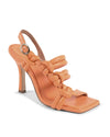 Twisted Tubular Square-Toe Sandals - 39 EU