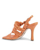 Twisted Tubular Square-Toe Sandals - 40 EU