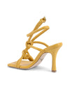 Twisted Knot Nappa Leather Sandals - 38 EU