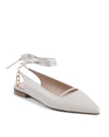 Pointed Toe Slingback with Low Heel - 37 EU