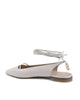 Pointed Toe Slingback with Low Heel - 37 EU