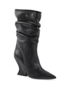 Point Toe Wedge Boots - 37 EU