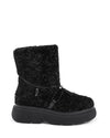 Modern Shearling Ankle Boot with Rubber Soles - 39 EU