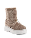 Faux Shearling Short Platform Boot - 39 EU