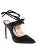 Satin Mule with 10cm Heel - 37 EU