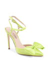 Dazzling Satin Ankle Strap Stilettos - 37 EU