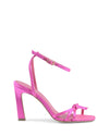 Satin High Heel Sandal - 38 EU