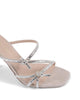 Crystal Embellished Suede Sandal - 37 EU