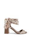 Silk Heeled Sandal - 35 EU