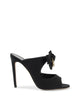 High Heel Mule with Bow Embellishment - 37 EU