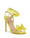 Satin Bow Sandal with Ankle Laces - 37 EU