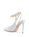 Gold Chain Embellished  Decollete Pump - 39 EU