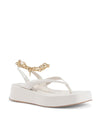 Gold Chain Wedge Sandals - 38 EU