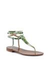 Palm Print Capri Sandals - 37 EU