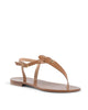 Tropical Print Leather Sandals - 35 EU