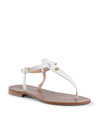 Leather Low Heel Sandals - 38 EU