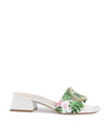 Printed Canvas Flat Mule - 375 EU