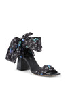 Silk Printed Heeled Sandal - 395 EU