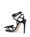 Satin Ankle-Lace Bow Sandal - 375 EU