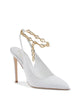 Gold Chain Embellished  Decollete Pump - 395 EU