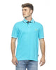 Light Blue Retro Polo Shirt - XL