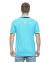 Light Blue Retro Polo Shirt - XL