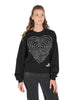 Cotton Sweatshirt with Inlay Detail - 38 EU