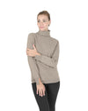 Premium Italian Cashmere Turtleneck Sweater - 38 EU