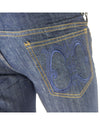 Regular Fit Denim with Embroidered Patch 44 IT Men