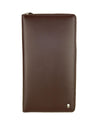 Brown Leather Wallet with Card and Coin Holders One Size Men