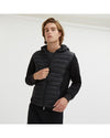 Centogrammi Black Padded Jacket with Front Zip Closure L Men