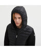 Centogrammi Black Padded Jacket with Front Zip Closure 2XL Men