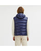 Reversible Hooded Vest with Zip Closure and Duck Feather Padding M Men