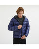 Reversible Hooded Jacket with Zip Closure and Duck Feather Padding L Men