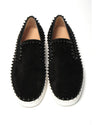 Studded Slip-On Flat Veau Velours Shoes 40 EU Men