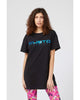 Front Print Oversized T-shirt S Women