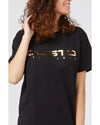 Oversized Front Print T-shirt S Women